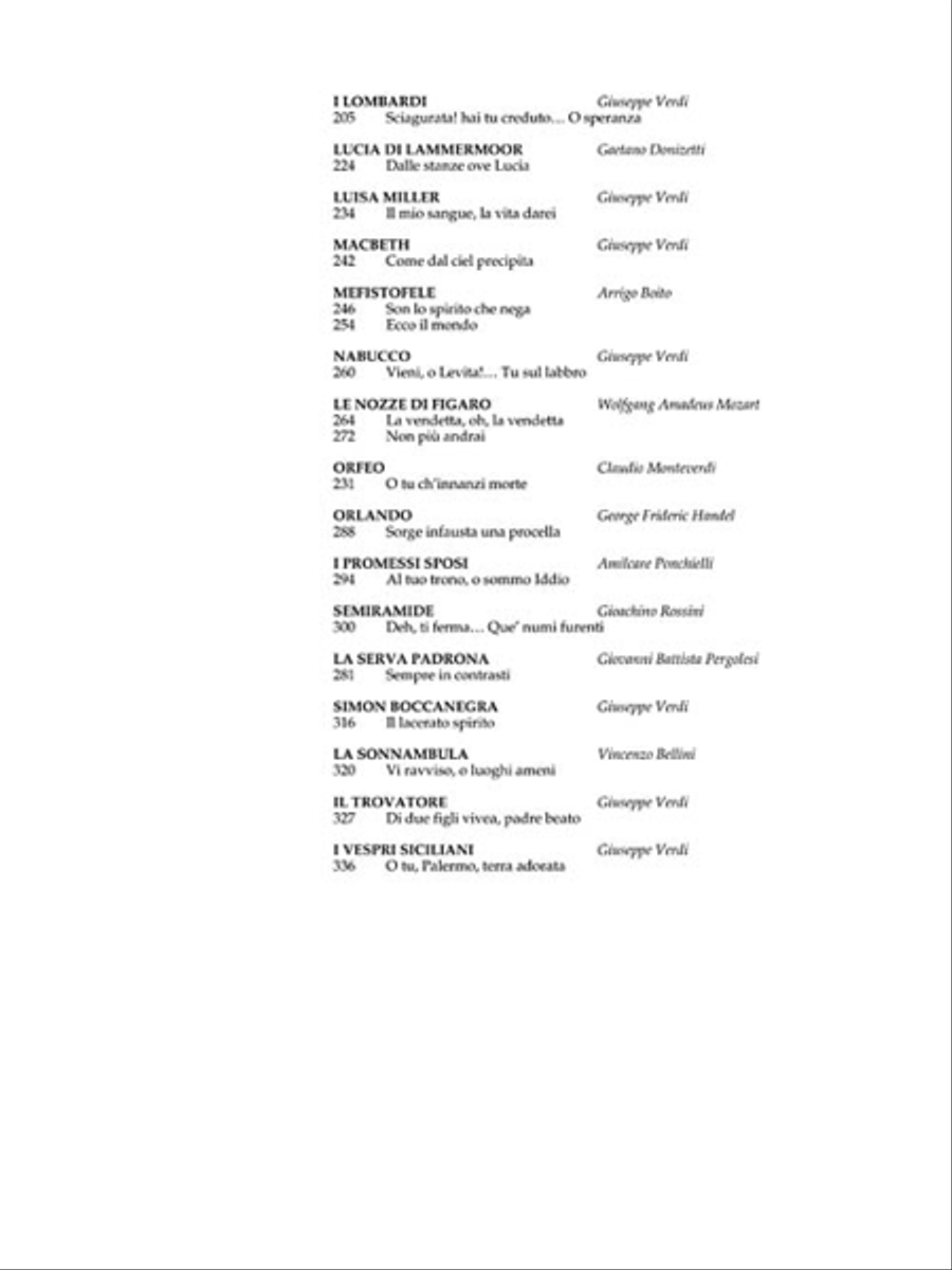 Anthology of Italian Opera Voice scores gallery preview page 3