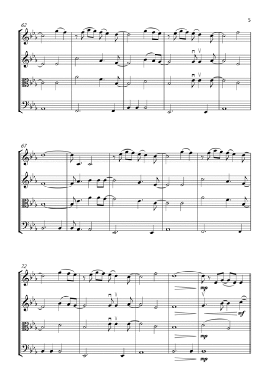 You're Still The One String Quartet scores gallery preview page 5