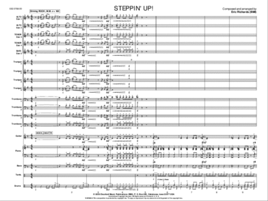 Steppin' Up! Jazz Ensemble scores gallery preview page 2