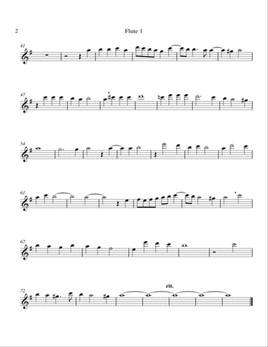 Magi Viderunt Stellam Flute Quartet scores gallery preview page 4