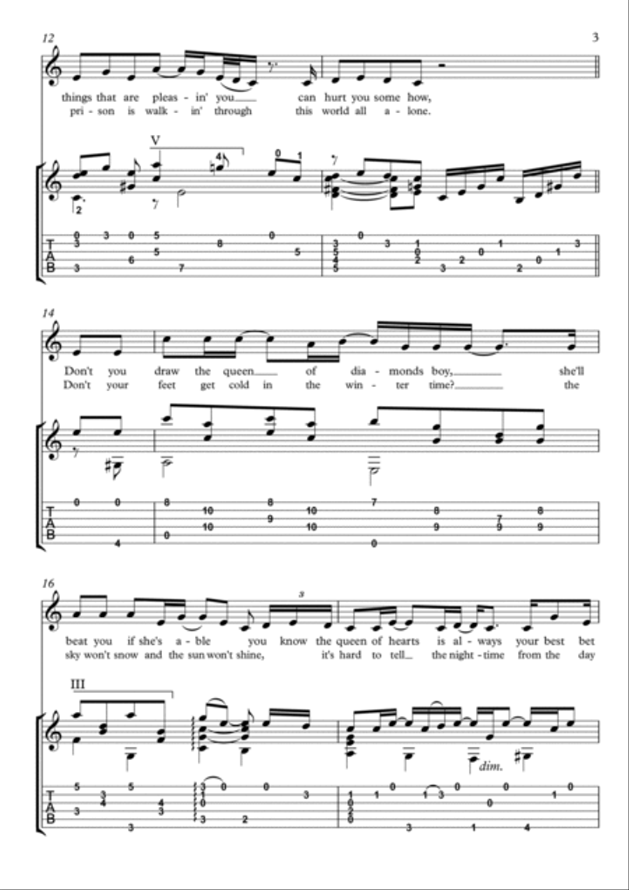Desperado Electric Guitar scores gallery preview page 3