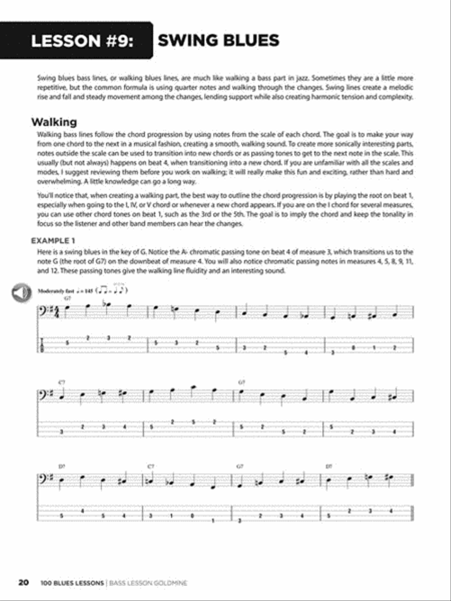 100 Blues Lessons 100 Blues Lessons Electric Guitar scores gallery preview page 5