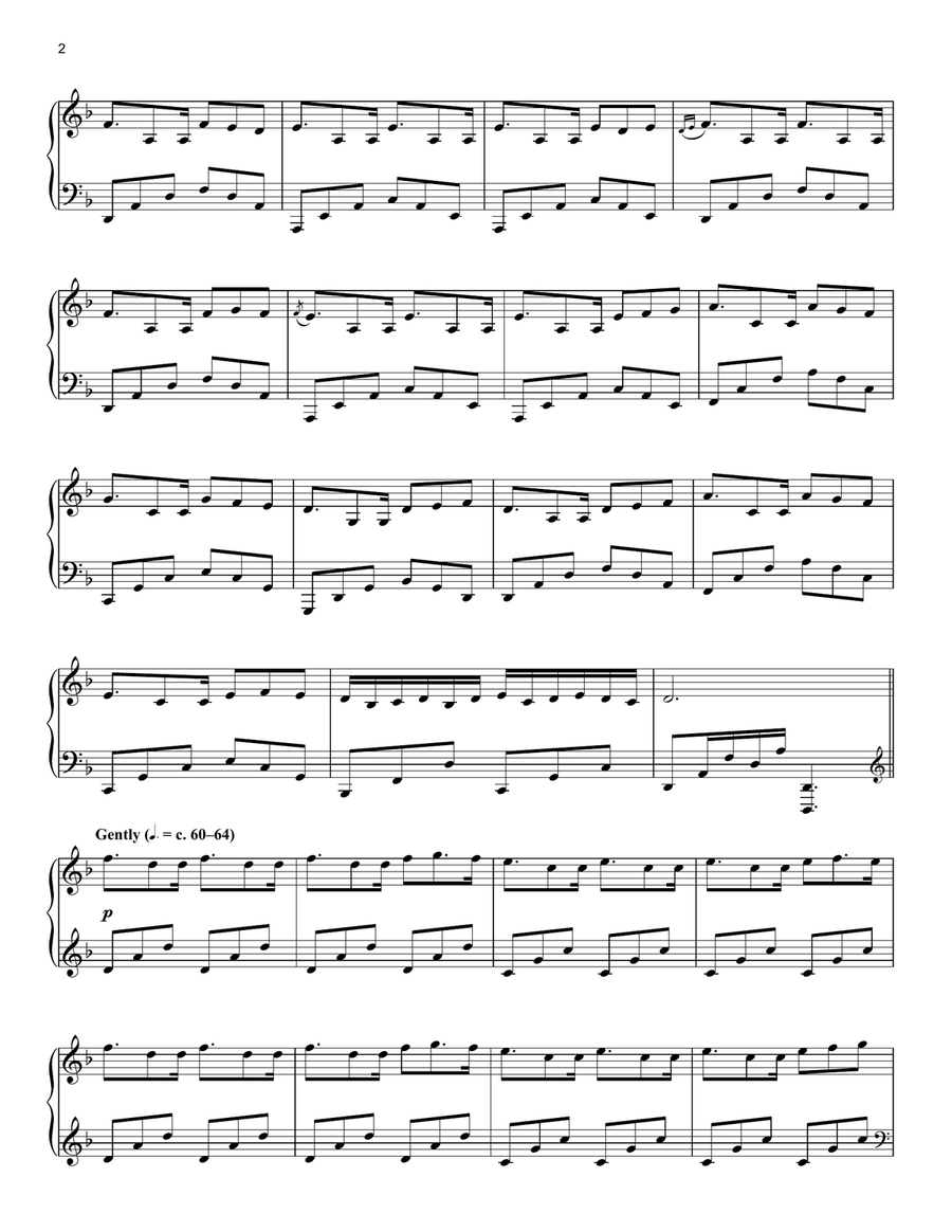 Into The Sunset Piano Solo scores gallery preview page 2