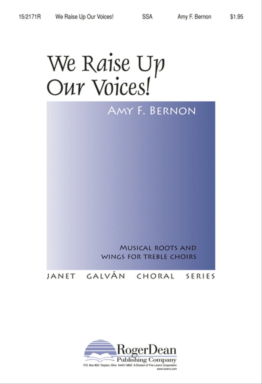We Raise Up Our Voices! SSA scores gallery preview page 1