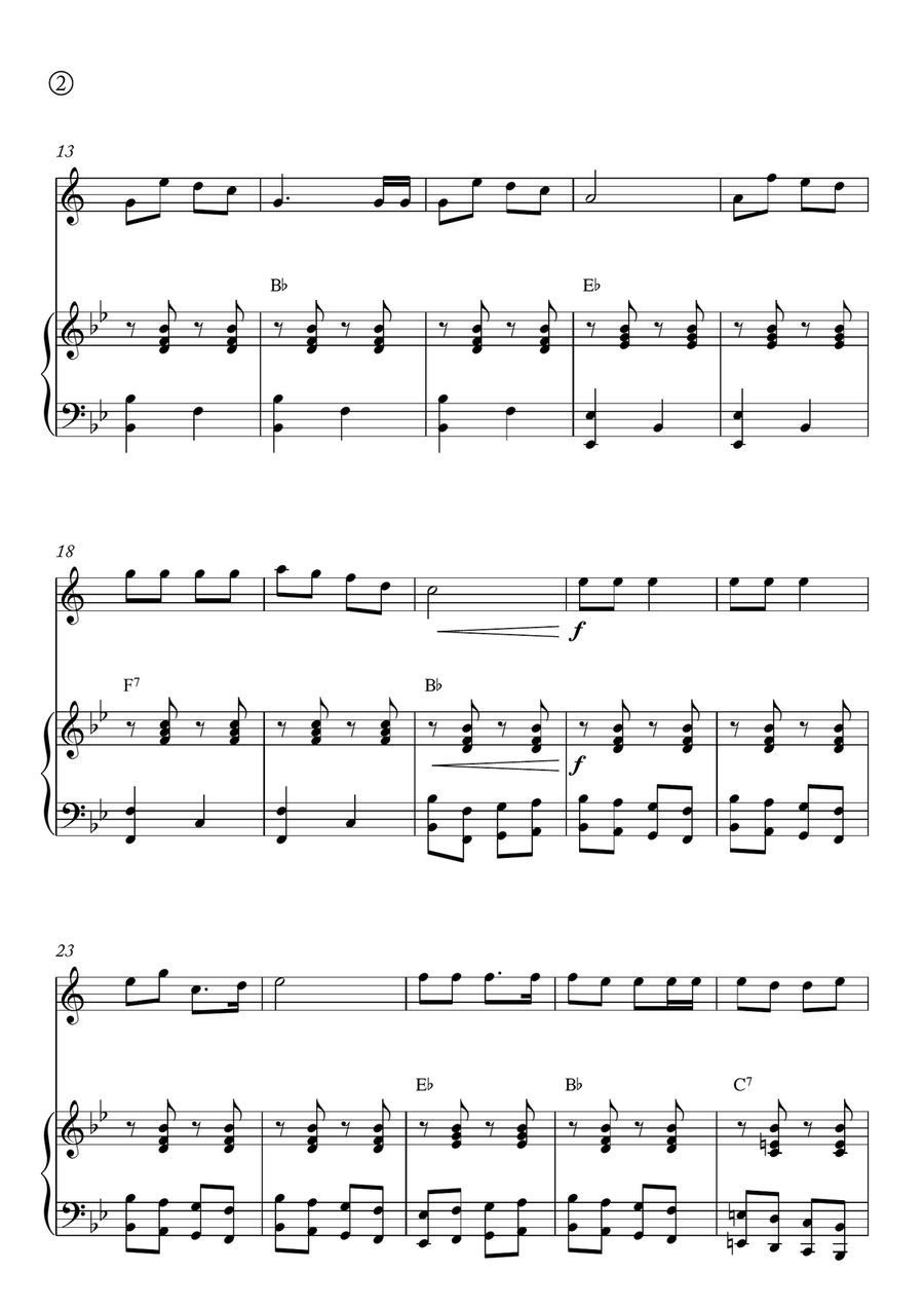 Jingle Bells Tenor Saxophone scores gallery preview page 2