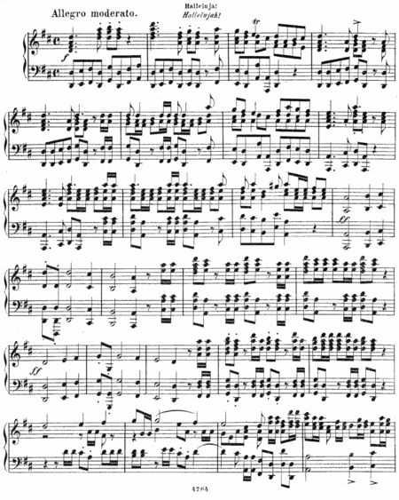 Handel Messiah -Hallelujah-Piano Solo( Original Version) image number null