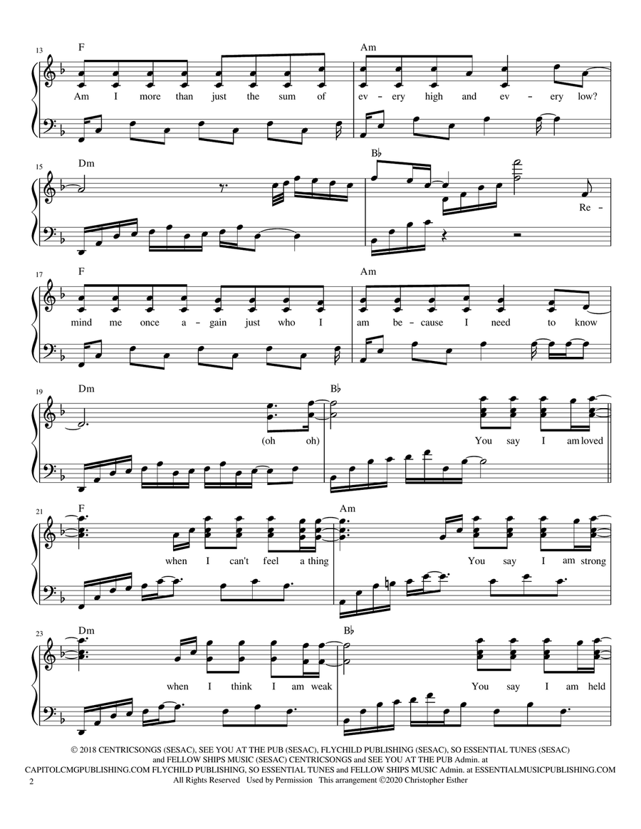 You Say Piano, Vocal scores gallery preview page 2