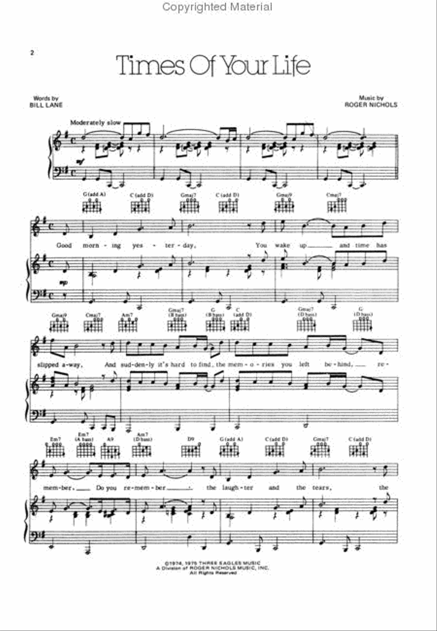 Times of Your Life (Deluxe Edition) Small Ensemble scores gallery preview page 2
