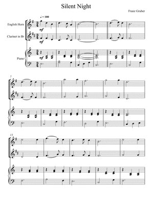 Franz Gruber - Silent Night (English Horn and Clarinet Duet)