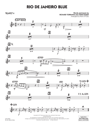 Rio de Janeiro Blue (Key: C min) (arr. Rick Stitzel) - Trumpet 4
