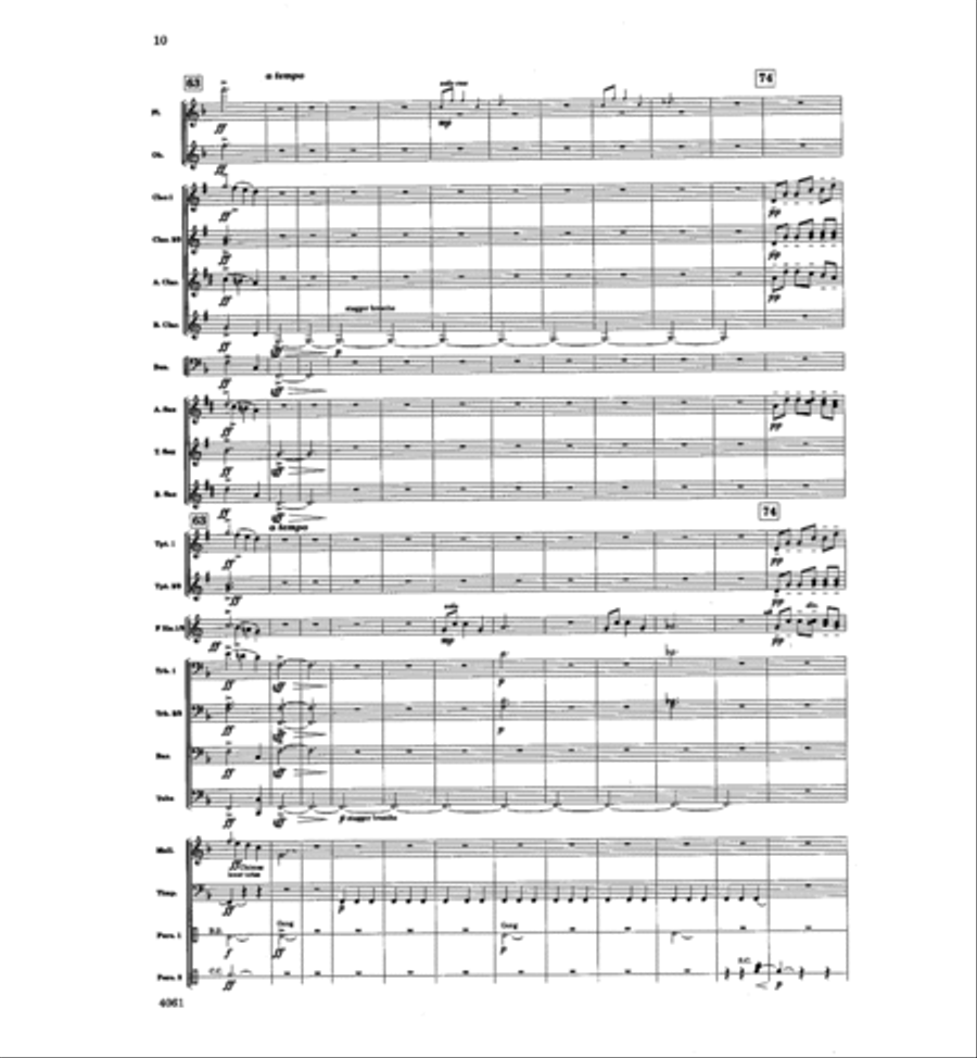 Let the Spirit Soar Let the Spirit Soar Concert Band scores gallery preview page 9