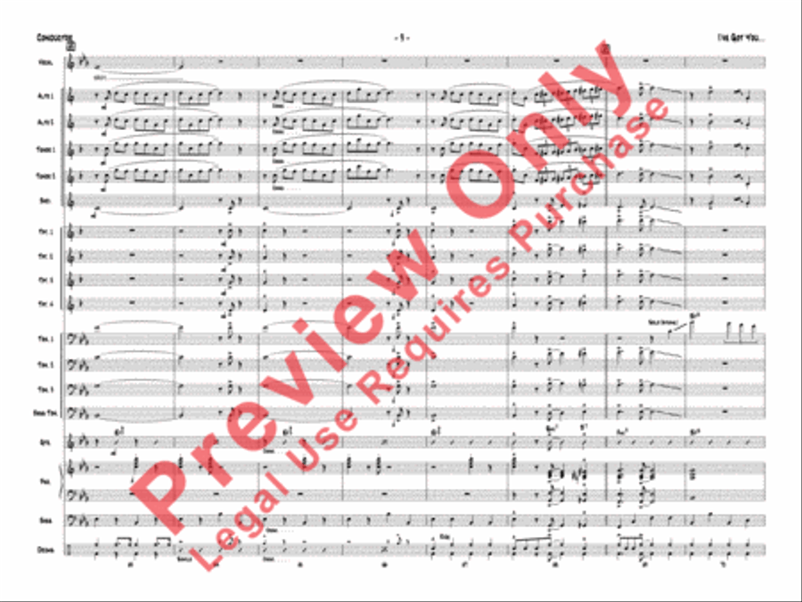 I've Got You Under My Skin Jazz Ensemble scores gallery preview page 12