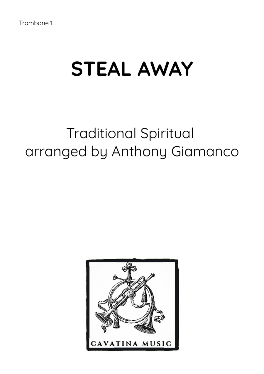 Steal Away - Trombone Quartet Trombone Quartet scores gallery preview page 5