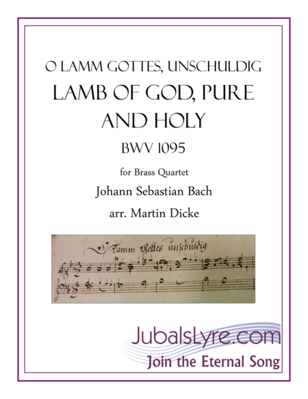 Lamb of God, Pure and Holy, BWV 1095 (Brass Quartet) image number null