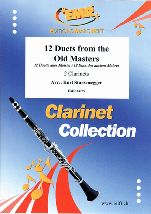 Book cover for 12 Duets from the Old Masters