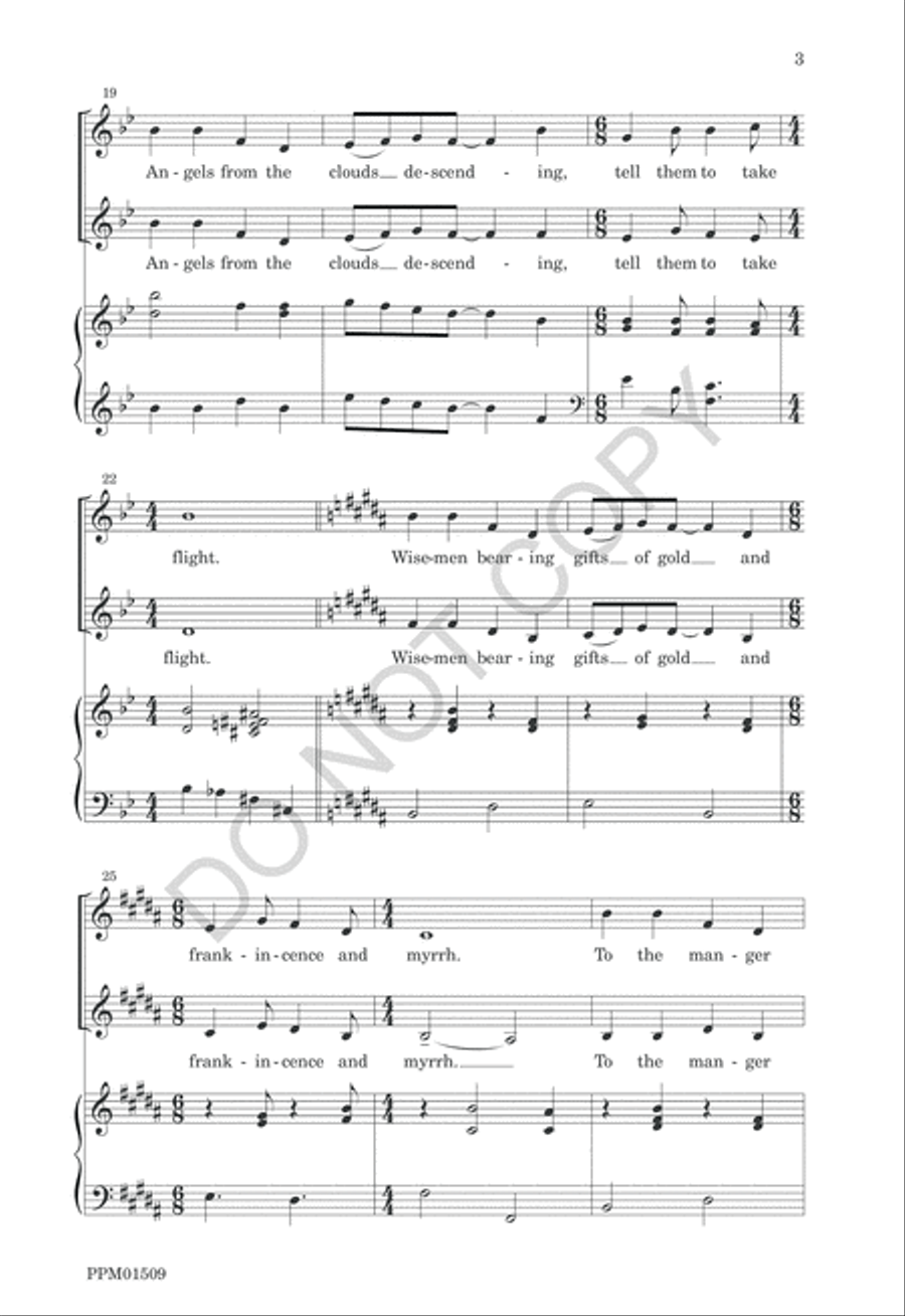 Go, Go to Bethlehem! 2-Part scores gallery preview page 6