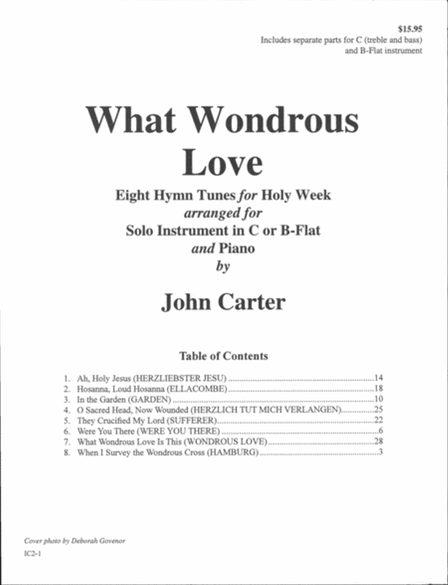 What Wondrous Love - Instrumental Worship Holy Week Piano scores gallery preview page 2