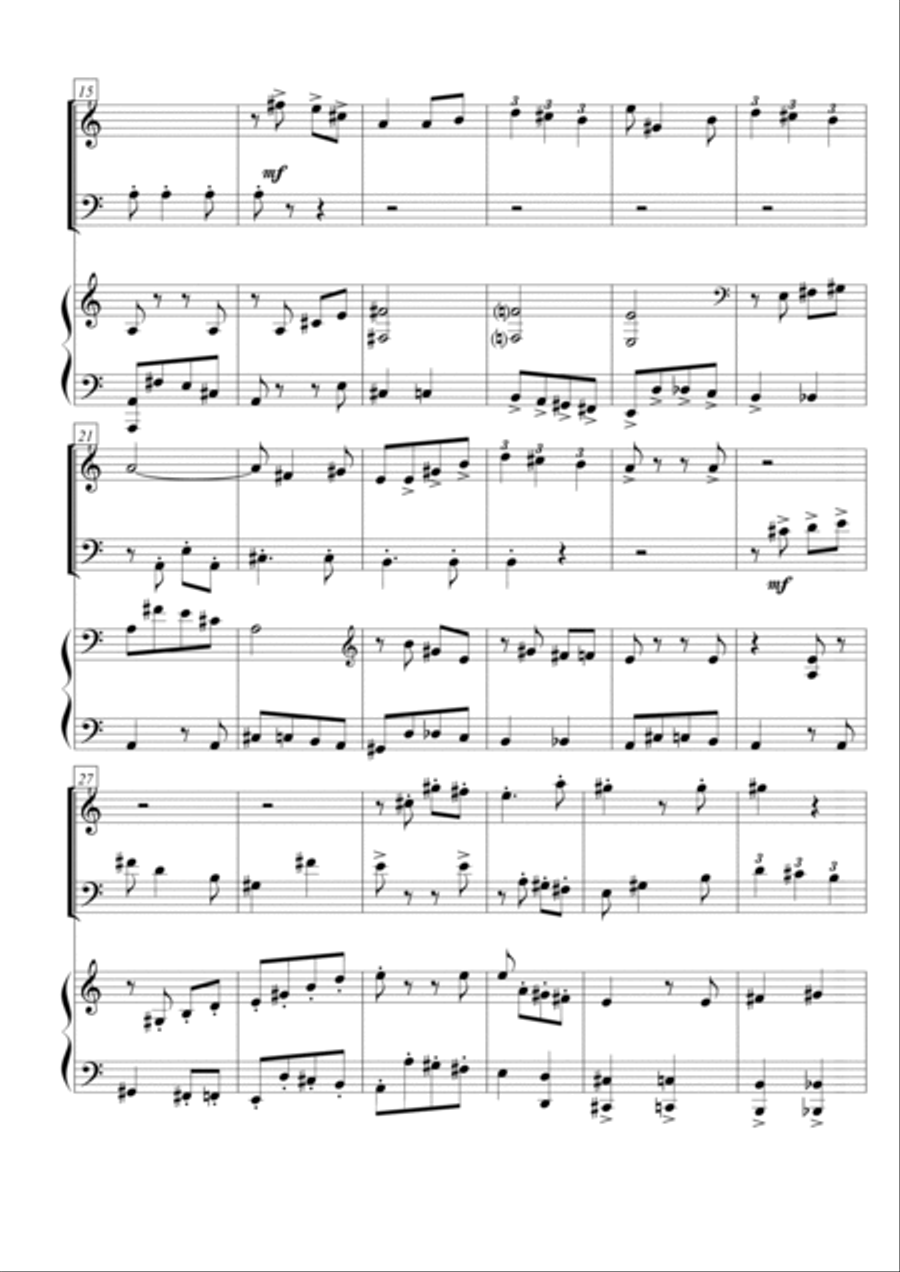 Piano Trio n° 1 Piano Trio scores gallery preview page 3