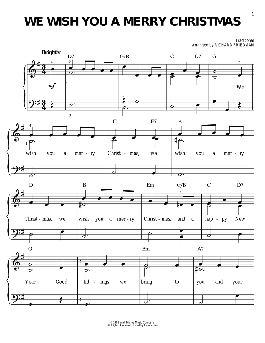 We Wish You A Merry Christmas (Easy Piano Play Songs) See more
