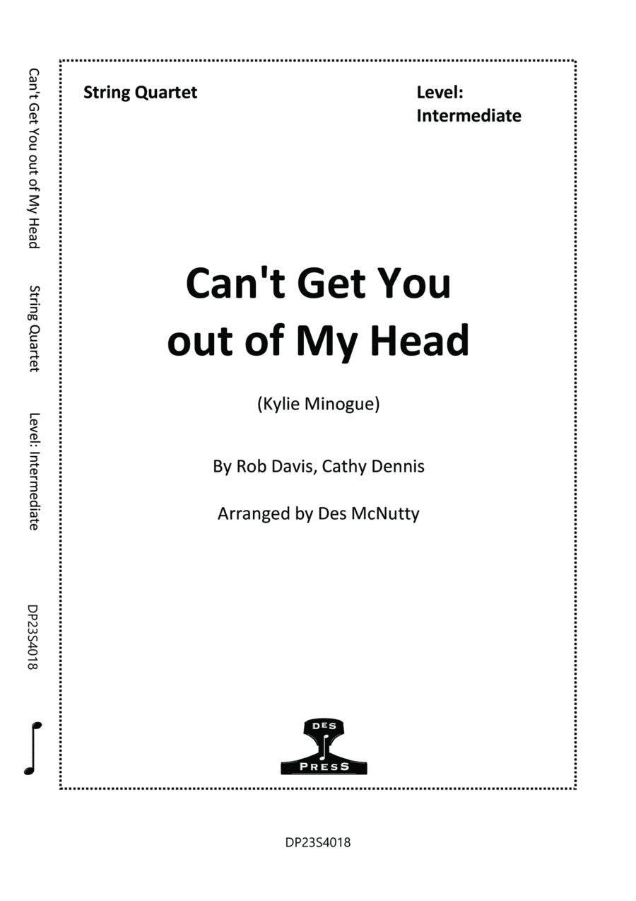 Can't Get You Out Of My Head String Quartet scores gallery preview page 1