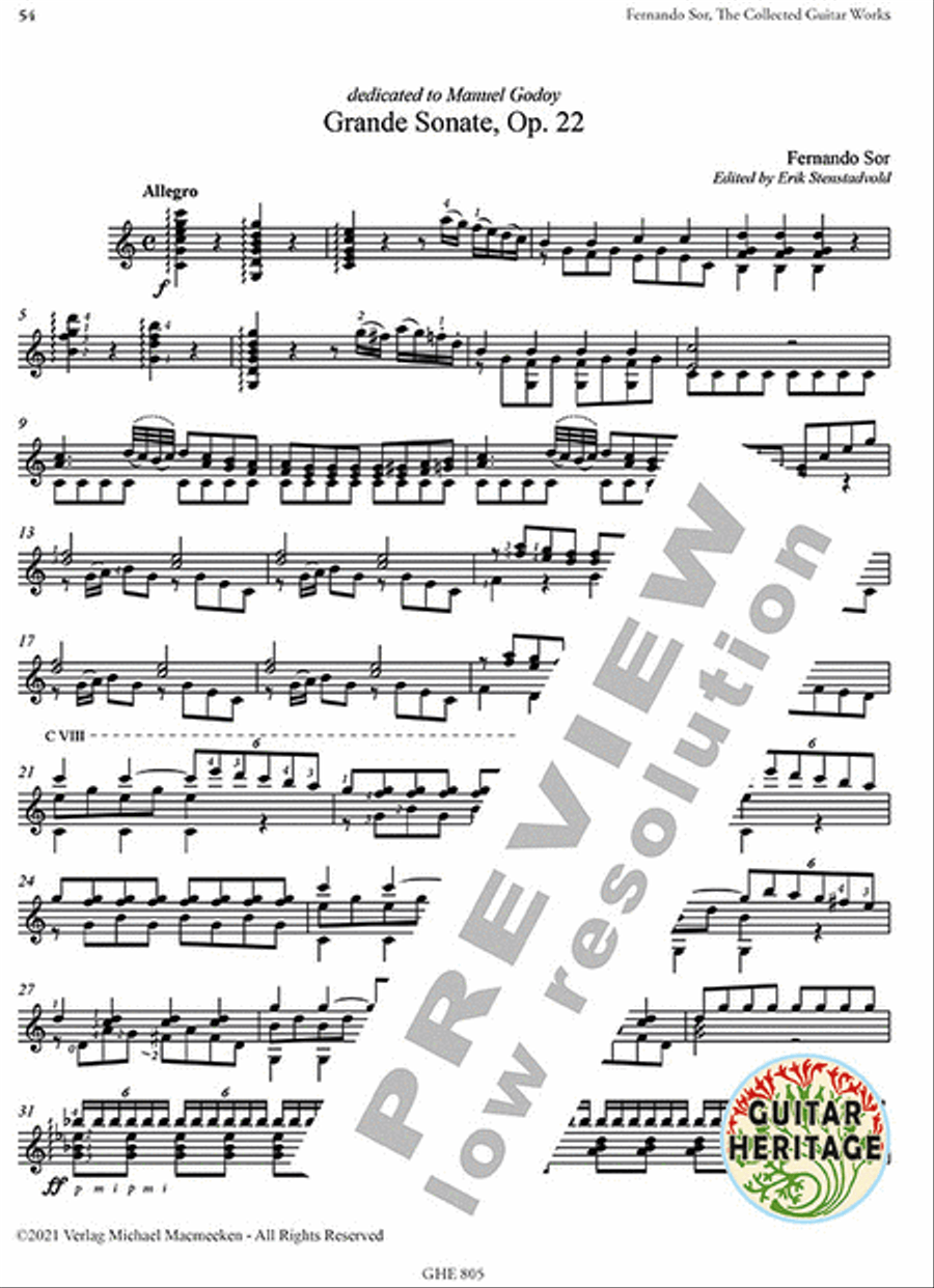Collected Works for Guitar Vol. 5 Vol. 5 Classical Guitar scores gallery preview page 3