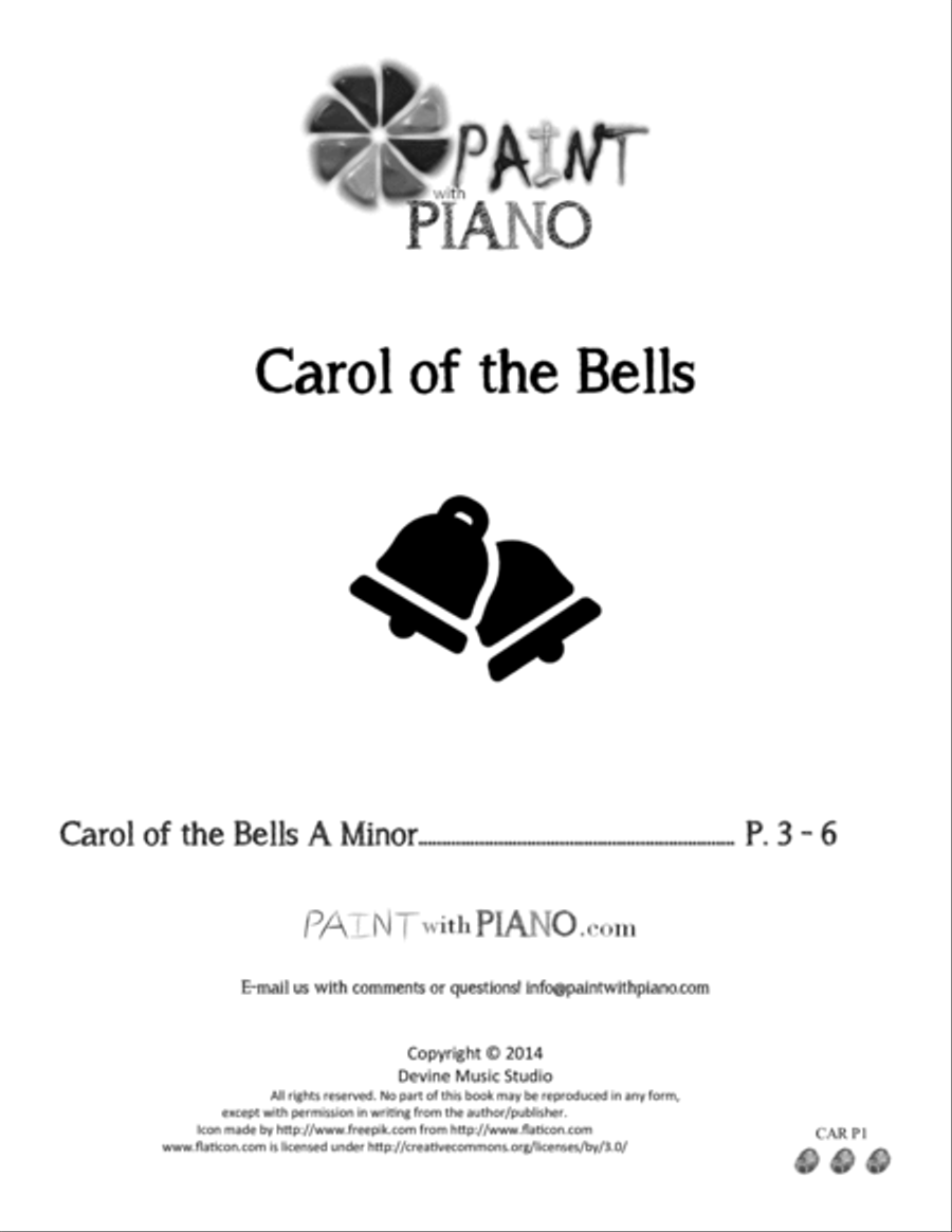 Carol of the Bells (Easy Piano) Easy Piano scores gallery preview page 2