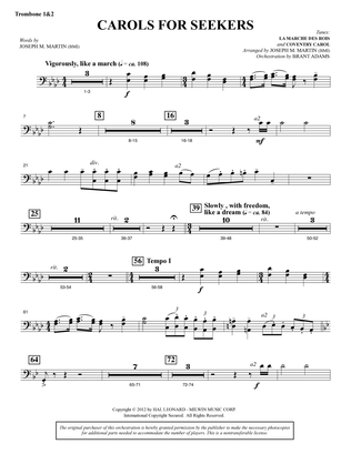 Carols for Seekers - Trombone 1 & 2
