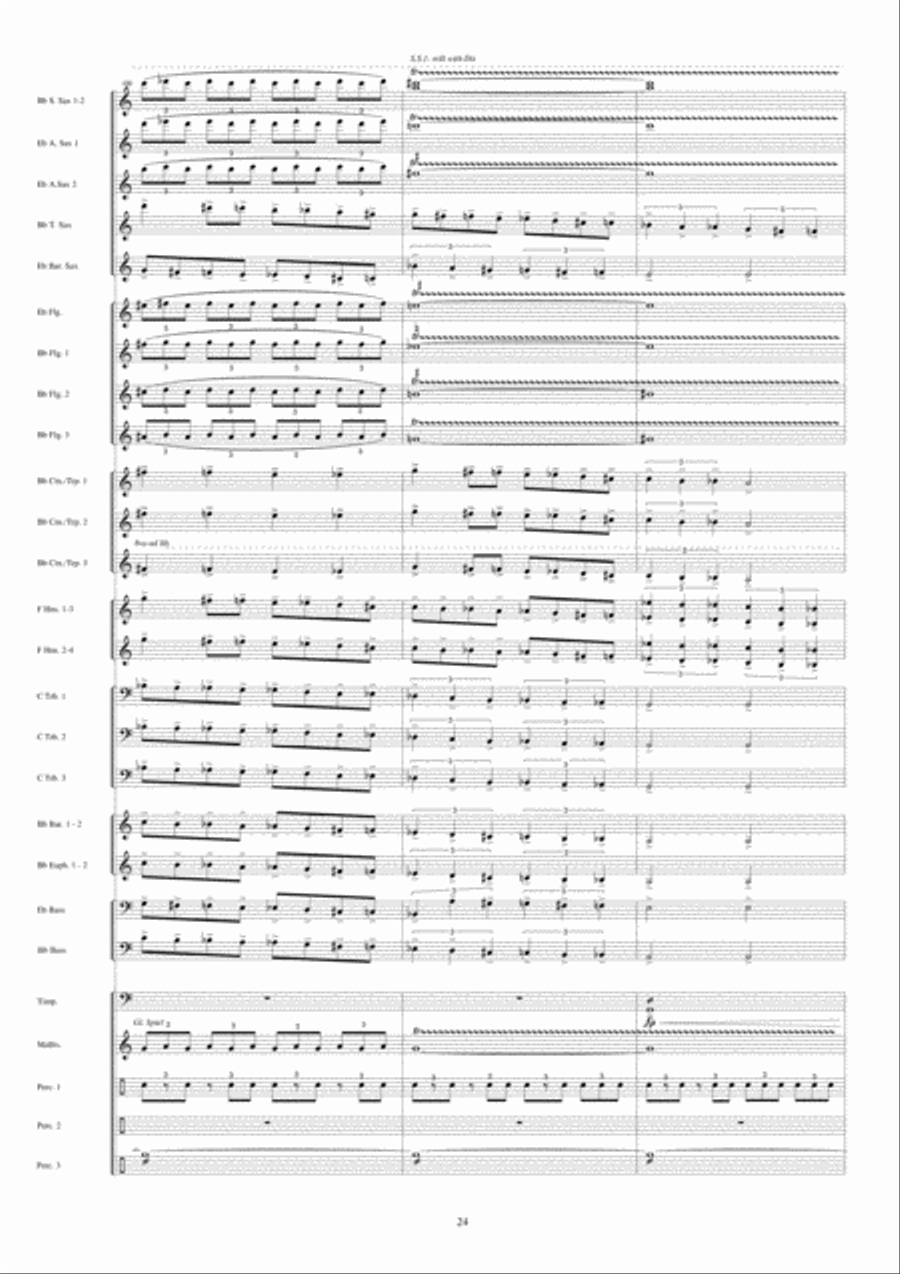 Jericho Fanfare Band scores gallery preview page 25