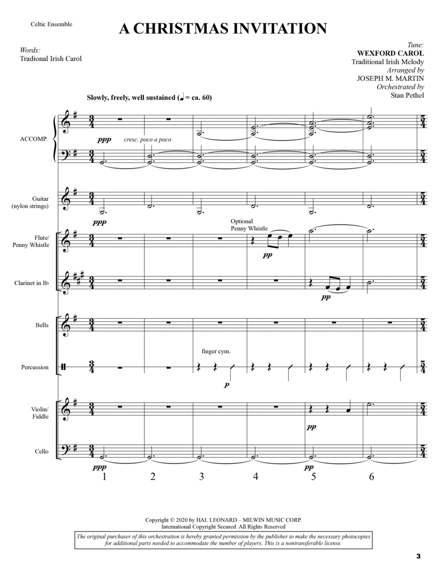 Tidings of Joy: A Celtic Christmas Celebration (Celtic Consort) by Joseph M. Martin
                        Choir -
                         Digital Sheet Music
                        