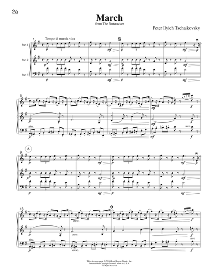 Music for Three, Christmas - Score