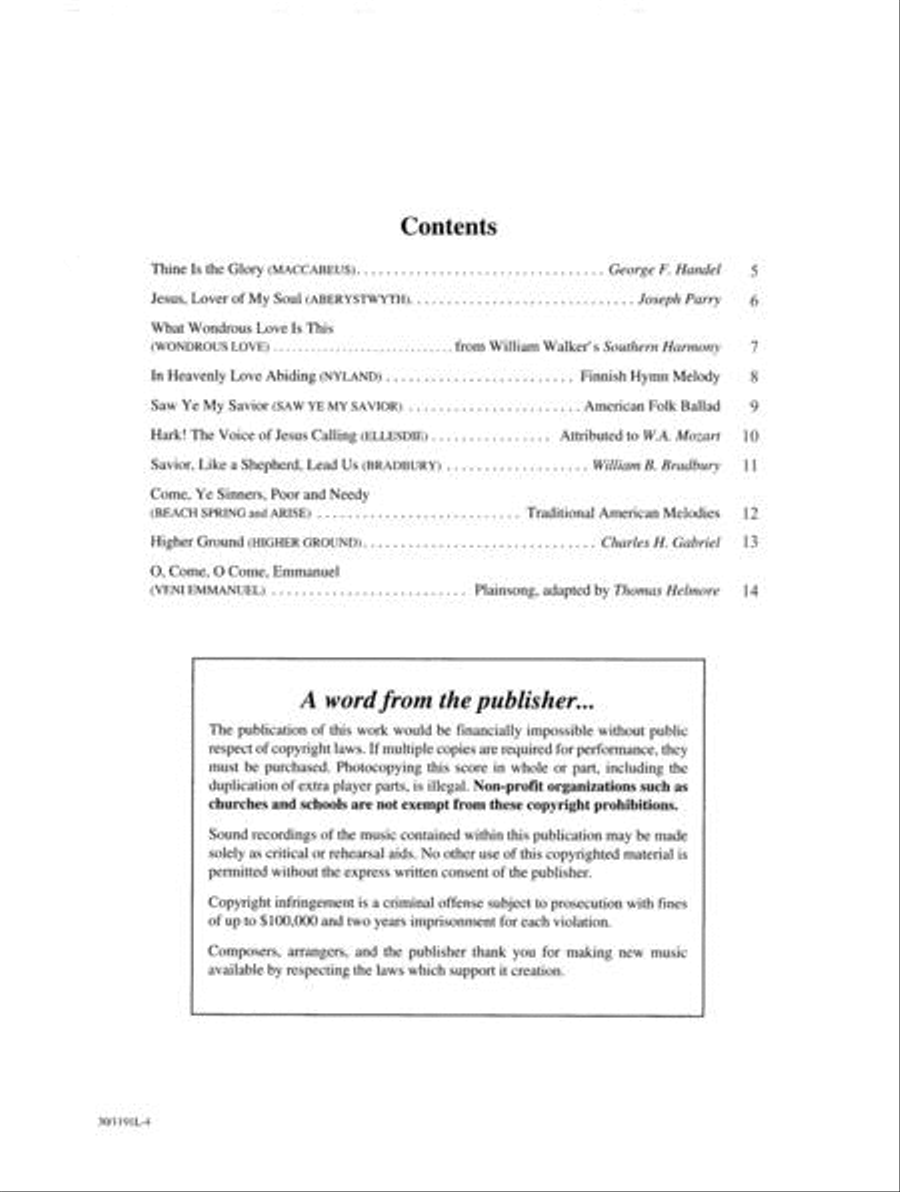 Thine Is the Glory - Trumpet Trumpet scores gallery preview page 4