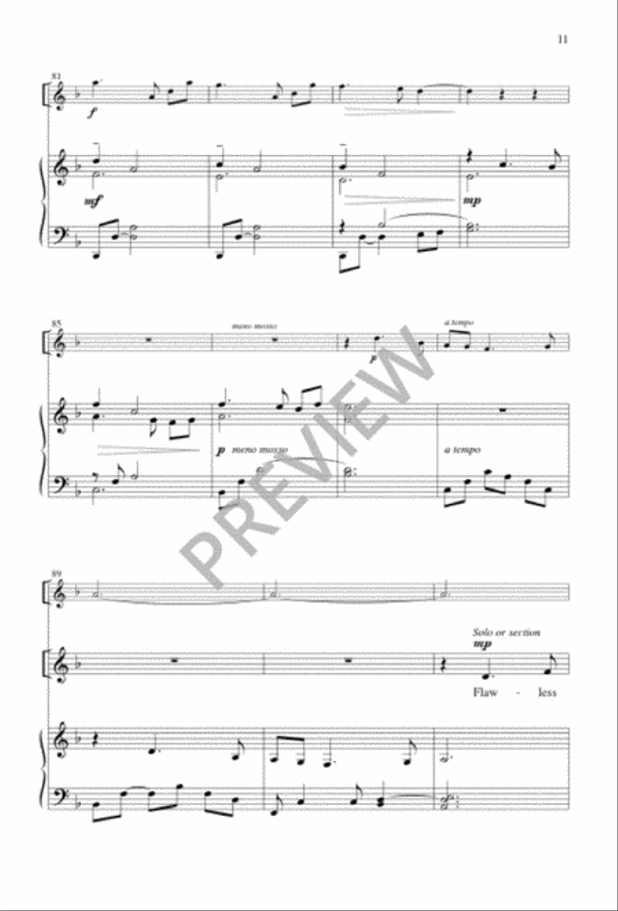 Made of Thorns, a Crown Was Braided 4-Part scores gallery preview page 11