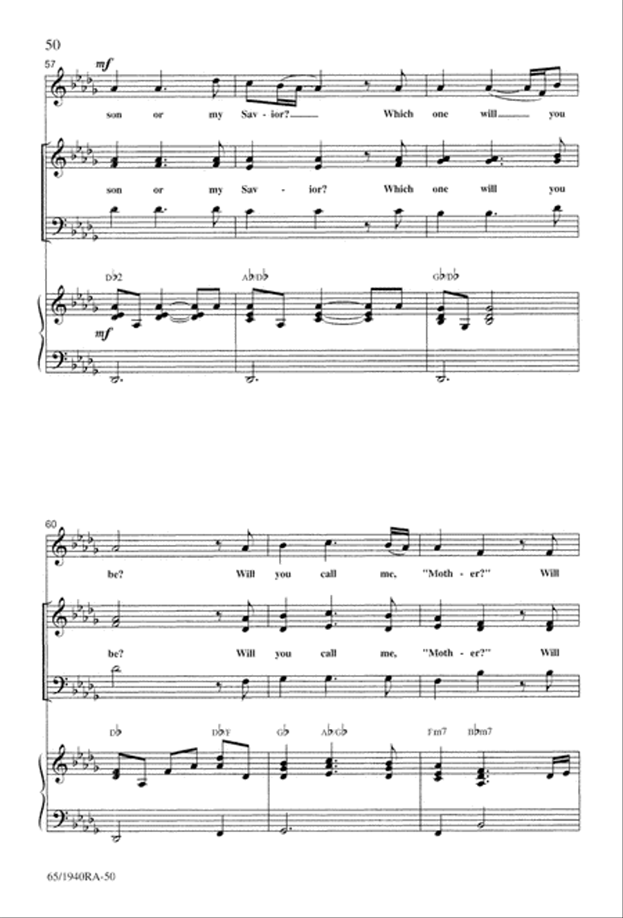 We Will Know Peace 3-Part scores gallery preview page 52