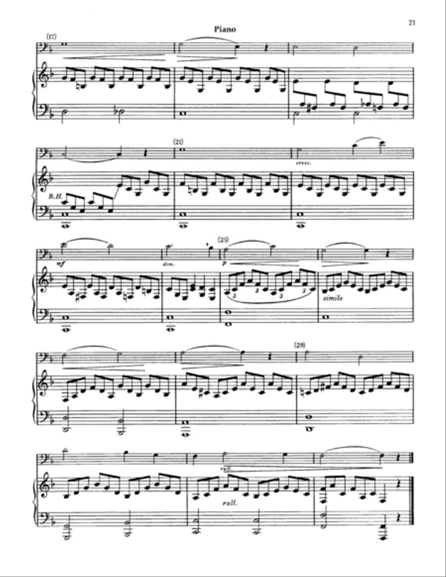 Berceuse Berceuse Baritone Horn BC scores gallery preview page 2