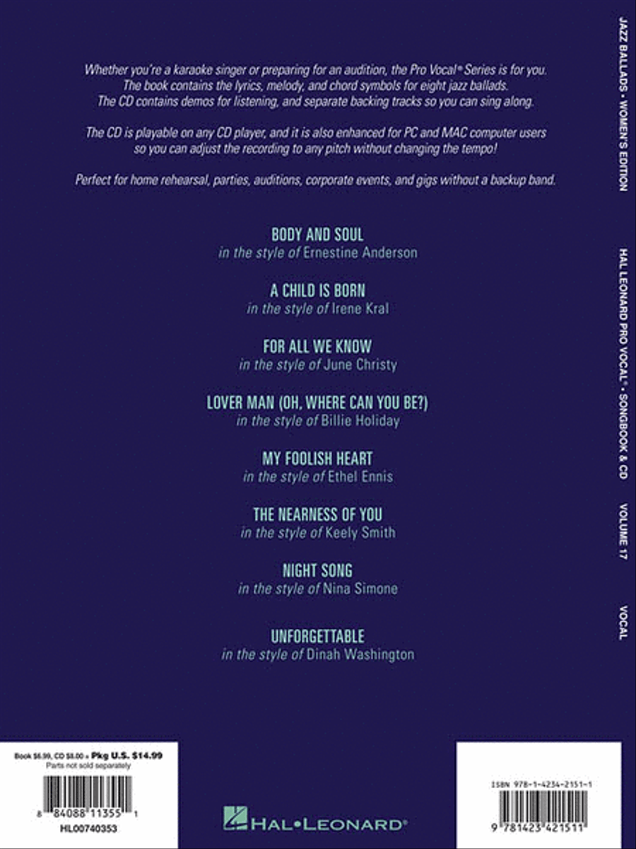 Jazz Ballads Voice scores gallery preview page 2