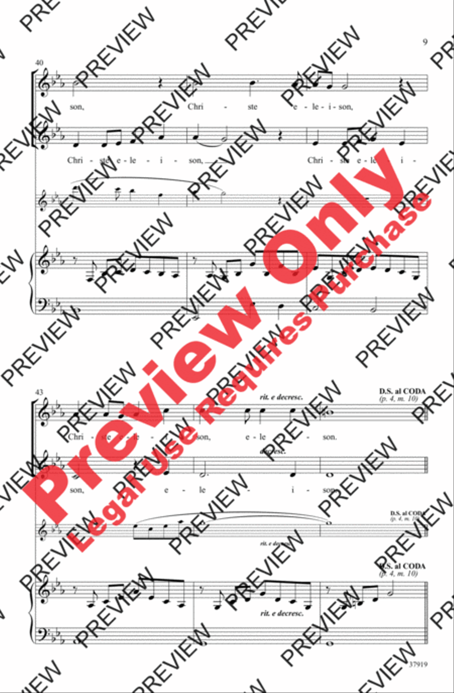 Kyrie Canon Kyrie Canon 2-Part scores gallery preview page 9