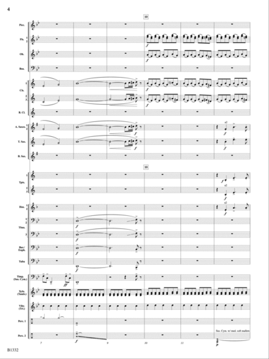 Thunderscape: Score Concert Band scores gallery preview page 4