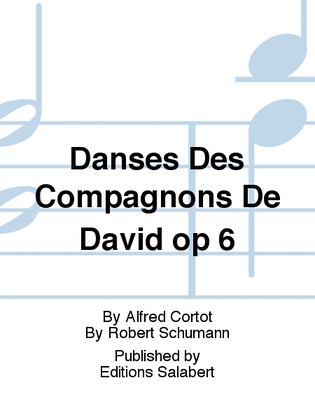 Book cover for Davidsbundler Tanze Op.6