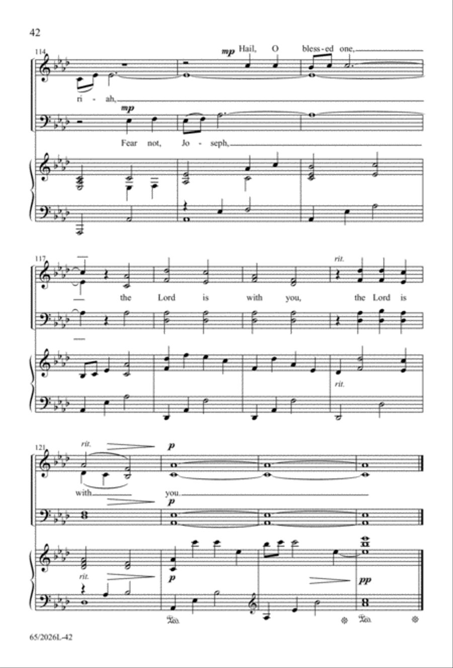 Night of the Father's Love 4-Part scores gallery preview page 43