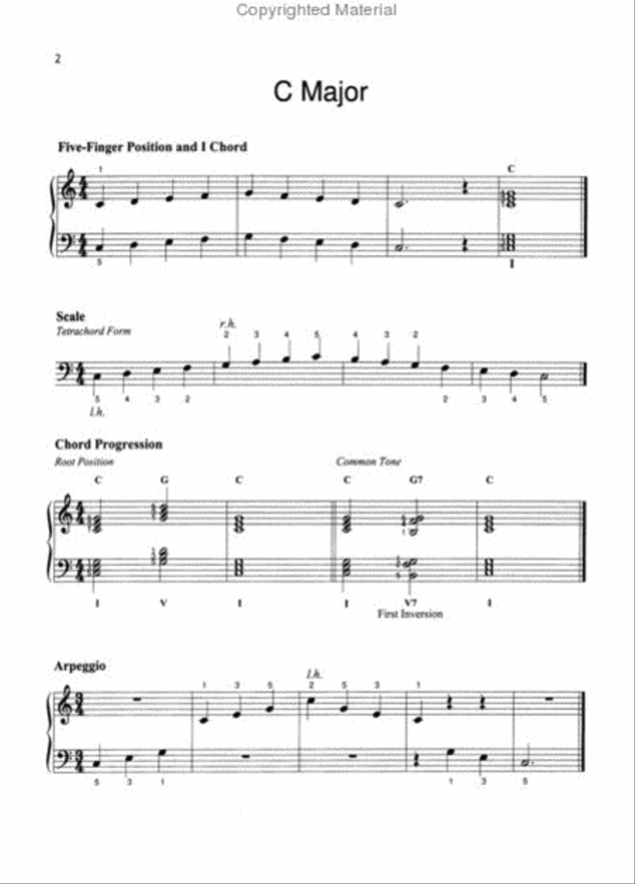 Scale Skills - Preparatory Level Piano Method scores gallery preview page 2