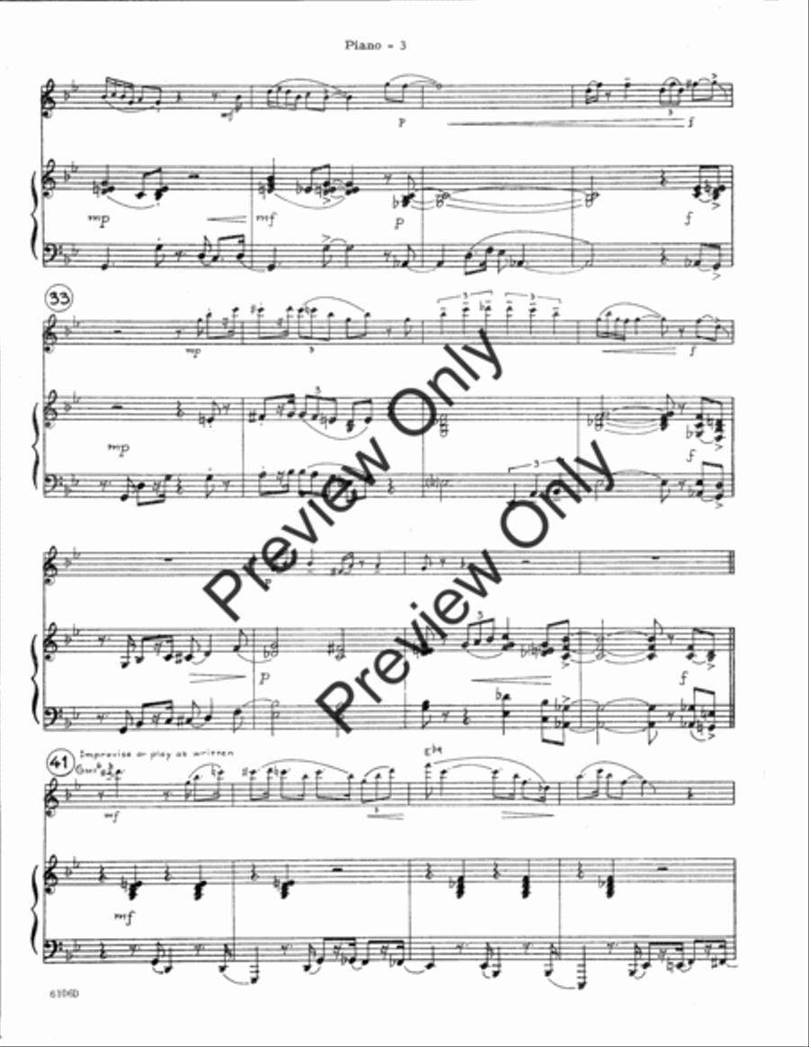 Pink Panther, The Pink Panther, The Flute Solo scores gallery preview page 4