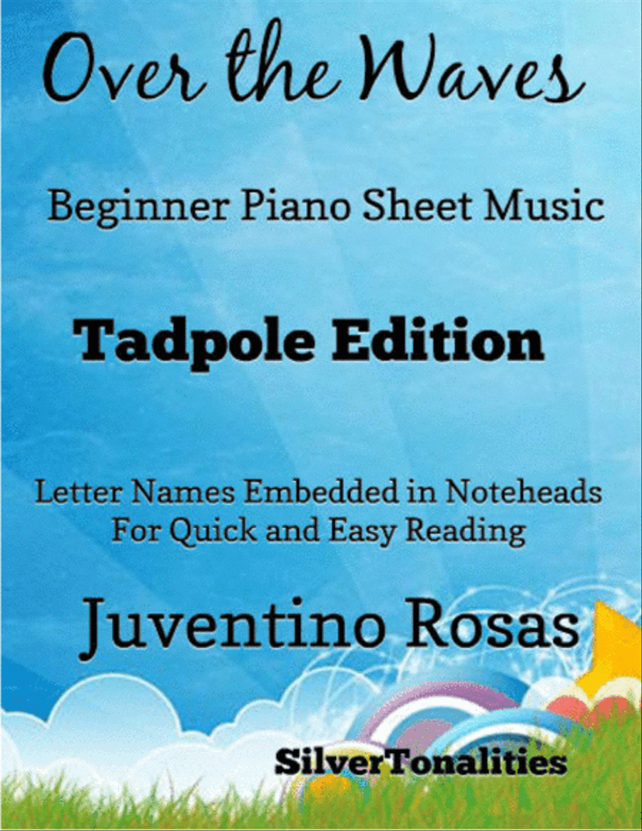 Over the Waves Beginner Piano Sheet Music 2nd Edition Easy Piano scores gallery preview page 1