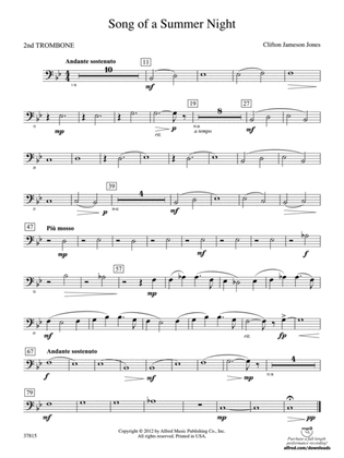 Song of a Summer Night: 2nd Trombone