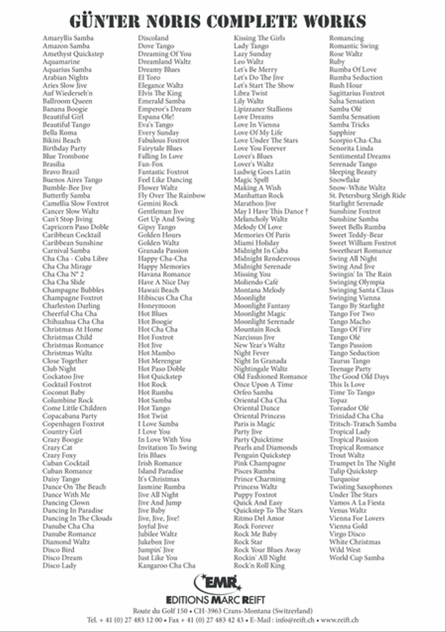 New Year's Waltz Big Band scores gallery preview page 9