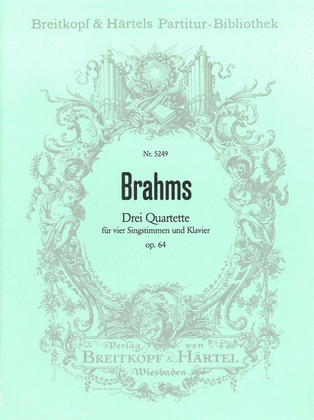 Book cover for 3 Quartets Op. 64