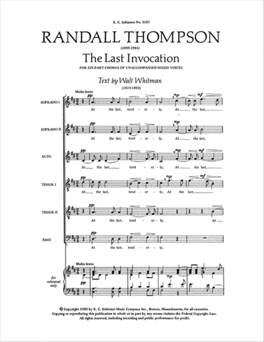 The Last Invocation Choir scores gallery preview page 1