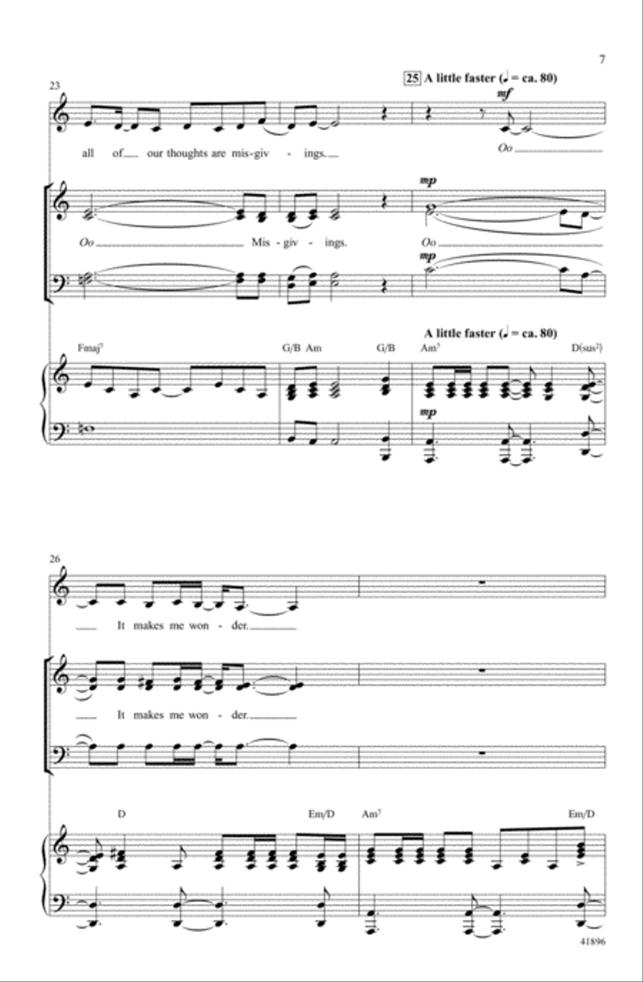 Stairway to Heaven Choir scores gallery preview page 5