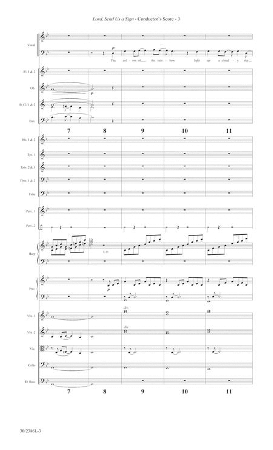 And This Shall Be a Sign - Orchestral Score and Parts