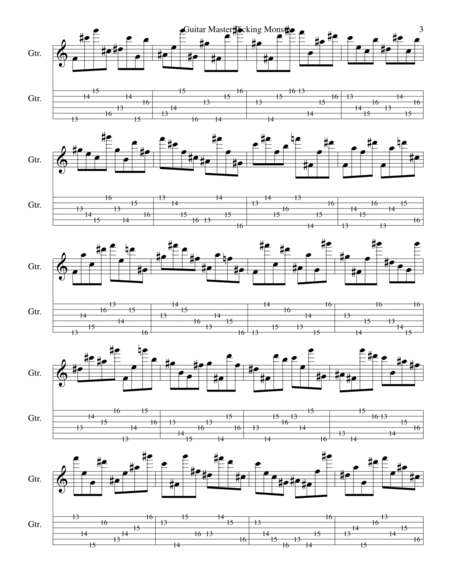 Guitar Picking Monster 2 (Etudes and Exercises 01)