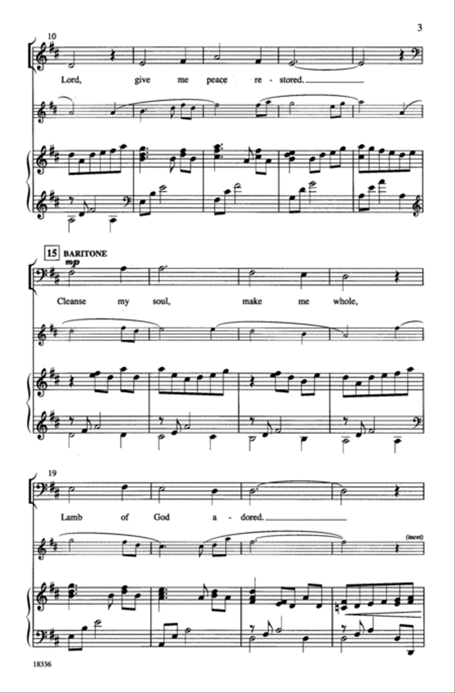 Feed Me, Lord 3-Part scores gallery preview page 3